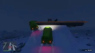 # GTA5 disintegration No3 snow  multiplayer Ps4