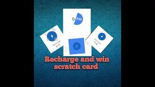 🔥Googlepay new scratch card offer, recharge and earn assured scratch cards