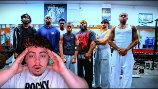 REACTING TO CLOVER BOYZ AT THE MOST DANGEROUS GYM IN AMERICA!