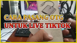 CARA PASANG OTG UNTUK LIVE MUSIK DI TIKTOK