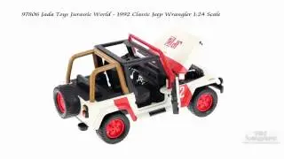 97806 Jada Toys Jurassic World 1992 Classic Jeep Wrangler 1/24 Scale