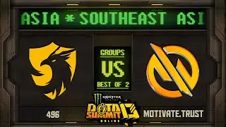 496 vs MG.Trust Game 2 - Monster Energy Dota Summit 13 Online SEA: Groups w/ SeekNStrike & Avo+