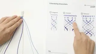 8. How To Tie A Chevron Friendship Bracelet / Zollie's Beginner Friendship Bracelet Kit