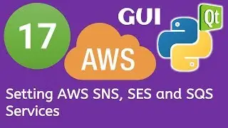 17 PyQt5 Python GUI and AWS Boto3 Tutorial- Setting AWS SNS, SES and SQS Services