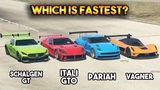 GTA 5 ONLINE : ITALI GTO VS SCHALGEN GT VS PARIAH VS VAGNER (WHICH IS FASTEST?)