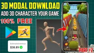 3D Model Download Free | Add 3D Character in Your Game | Game Making Tutorial Part 2