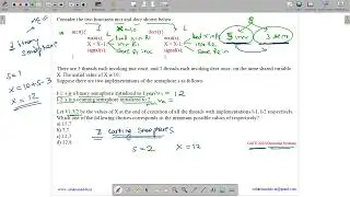 GATE 2023 | OS | COUNTING BINARY SEMAPHORE | GATE TEST SERIES | SOLUTIONS ADDA | EXPLAINED BY VIVEK