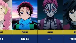 When Were Demon Slayer Characters Born? Birthday of Demon Slayer Characters!
