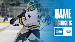 Notre Dame vs. Michigan | Highlights | Big Ten Hockey | 01/09/26