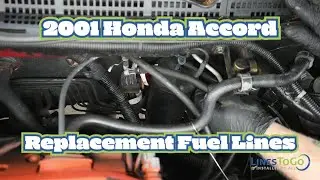 Как установить топливные магистрали Honda Accord 1998-2002 годов