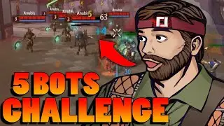 I TRIED DOUBLEJ'S IMPOSSIBLE 5 BOTS CHALLENGE WITH ULLR! - SMITE 5 Anubis Bots