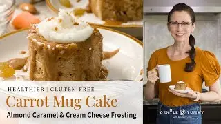 Gluten-Free Carrot Cake Mug Cake with Cream Cheese Frosting