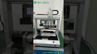 Automatic UV glue dispensing and UV curing   #factory#machine #automation
