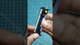 DIY Mini Emergency Flashlight with Lithium Battery!🔋💡 #DIYFlashlight #LithiumBattery #EmergencyLight