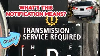 OUTLANDER SPORTS-WHAT&rsquo;S THE ISSUE OF THIS? TRANSMISSION SERVICE REQUIRED?
