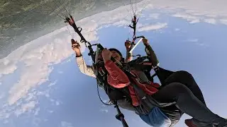 Helico To BackFly And WingOver To Dynamic Stall And Helico Acro Flight Paragliding In Pokhara