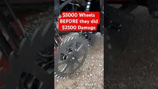 Тест повреждений колес за 5000 долларов против теста повреждений за 2500 долларов #короткие #авто...