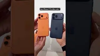 iPhone 17 Pro Max: Orange or Blue..? #shorts