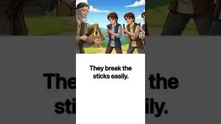 The Bundle of Sticks | Easy English Short Story for Beginners A1