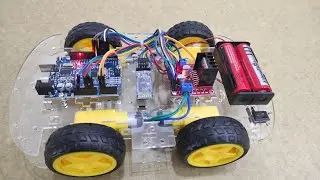Hướng dẫn tự lắp xe điều khiển dùng arduino bluetooth