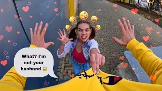 ESCAPING CRAZY PSYCHO GIRL @DumitruComanac (Funny ParkourPOV Chase)
