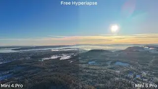 Comparison of Hyperlapse between Mini 4 Pro and Mini 5 Pro (in parallell)