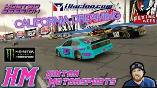 iRacing RADIOACTIVE NASCAR GEN 6 Flying Aces TV Race At Auto Club Speedway - California Dreaming
