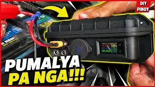 DIY CAR JUMP STARTER PART 2 - TESTING AT MAGKANO?