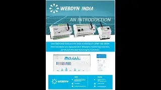 Webdyn Data Loggers & Remote Monitoring Solutions - Detailed Introduction