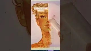 trying economy vs. professional gouache !