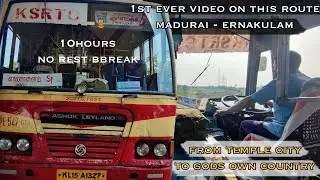 Madurai ernakulam | Ksrtc travel vlog | 1st ever vlog in this route | #ksrtc #madurai #ernakulam