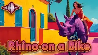 RHINO ON A BIKE - ZounXs 🦏 [NO COPYRIGHT 🈚 - OFFICIAL MUSIC VIDEO 🎵]