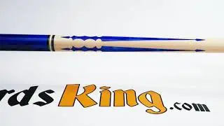 Jacoby Custom Cues MAG 2 Blue Pool Stick - Cue View 360 - 4K UHD Rotating 360 Degree Pan & Zoom