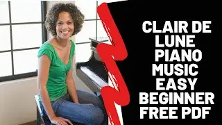 Clair de Lune Piano Tutorial Easy Slow