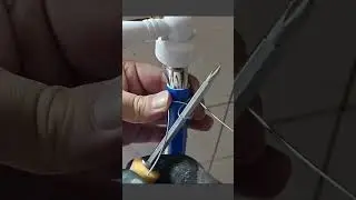 No clamp? Use wire to lock the hose on the tap #lifehacks #DIYprojects #plumbing