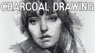 Portrait with Charcoal, #85
