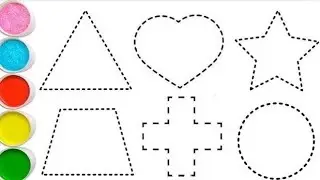 Drawing shapes |   Shapes Song | Colors songs| Educational video for Kids | 2d shapes drawing | 
