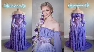Making a RAPUNZEL inspired dress for KallmeKris !