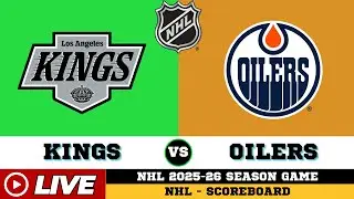 Los Angeles Kings Vs Edmonton Oilers | NHL 2026 | NHL Live SCOREBOARD | 11/01/2026
