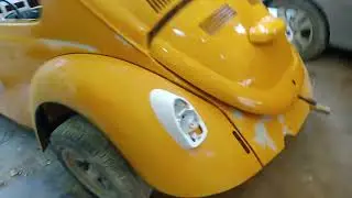 FUSCA TARGA 1972 ATUALIZACOES PINTURA AUTOMOTIVA &Eacute; PACIENCIA
