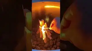 She built this fire pit from scratch. The final reveal completely changes the backyard.