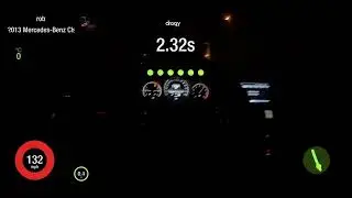 CLS 550 100-200 dragy time on a conservative stage 2 tune (mexico)