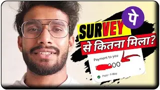 SURVEY !! Se Kitna  mila || How To Make Money With Survey ||