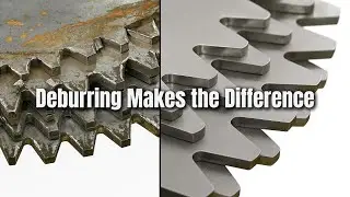 From Burrs to Brilliance: The Power of Metal Deburring#deburring #metalfinishing #surfacetreatment