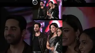 Rashmika Mandanna & Ayushmann Visuals at Thamma Movie Press Meet | #rashmikamandanna #ytshorts