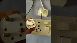 ac power plug and socket fire or short circuit