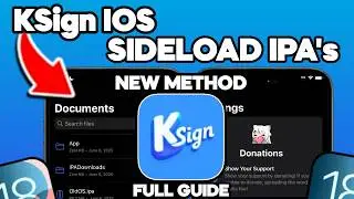 *NEW METHOD* Install K-Sign on iOS: Install IPA Files on iPhone/iPad NO COMPUTER or REVOKES