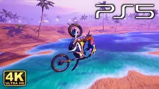 INSANE Dirtbike Stunts at the Beach! MX Vs ATV All Out PS5 Enduro Freestyle Gameplay Freeride