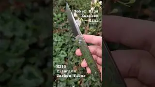 #B&ouml;ker Plus x Lucas #Burnley: Kwaiken Mini Limited 01BO497 a green #fatcarbon flipper knife