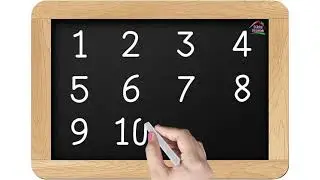 How to Write Numbers 1-10 | Writing English Numbers | Kids Home